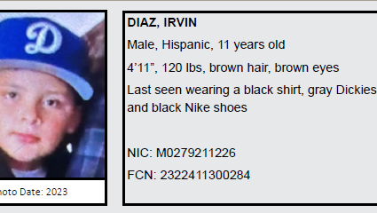 11-Year-Old Boy Reported Missing in Compton